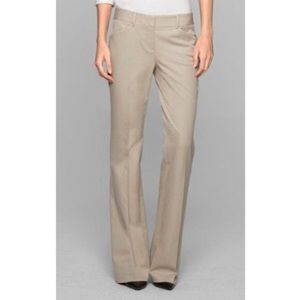 Theory Khaki Wool Dress Pants